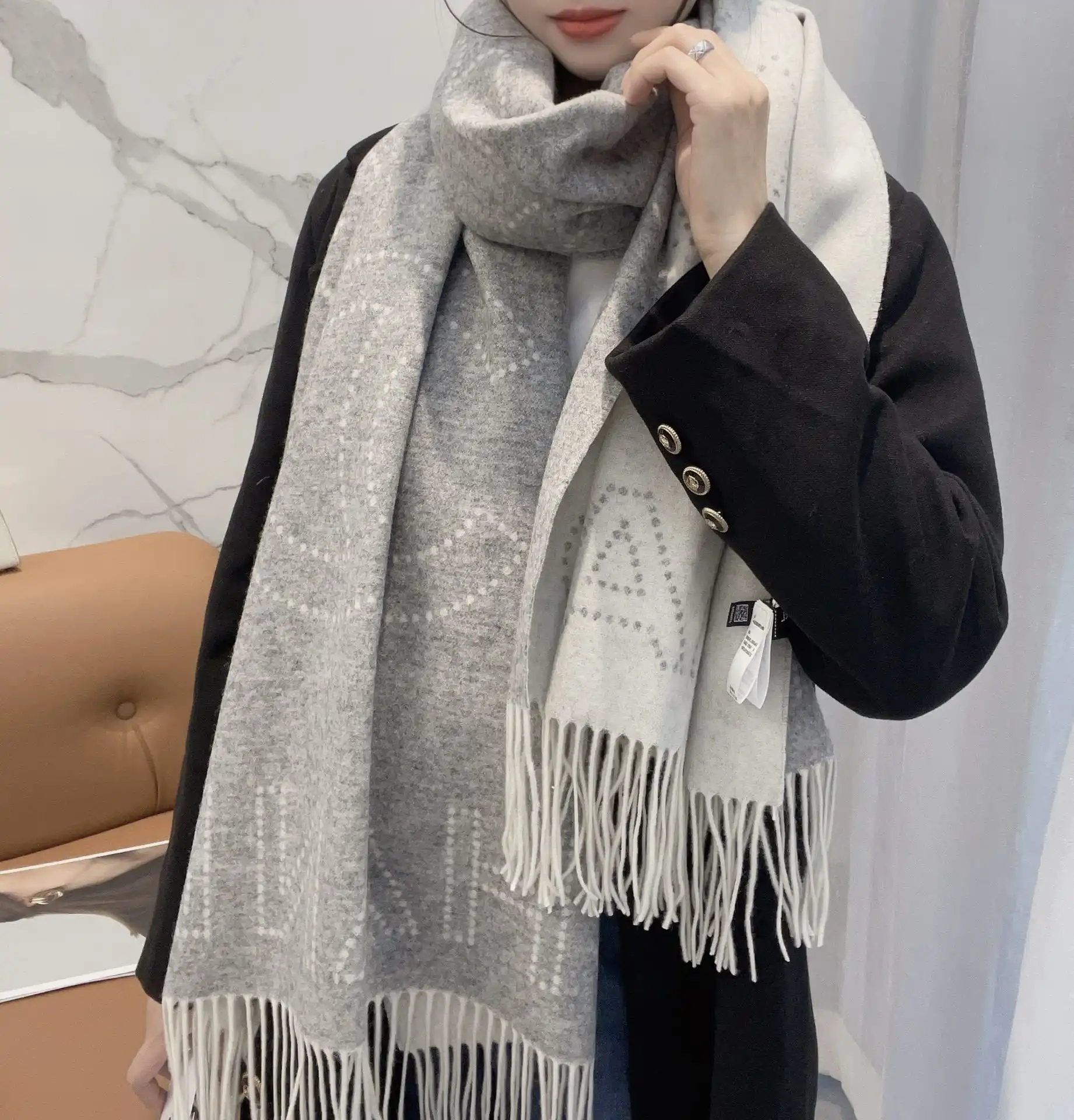 CHANEL Scarf 0124