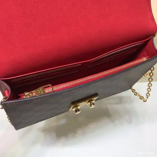 Hyperpeter VUITTON CHAIN LOUIS WALLET CROISETTE 0222