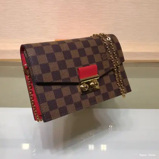 Hyperpeter VUITTON CHAIN LOUIS WALLET CROISETTE 0222