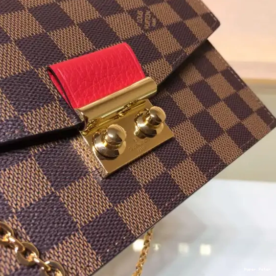 Hyperpeter VUITTON CHAIN LOUIS WALLET CROISETTE 0222